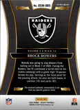 2024 Brock Bowers Panini Select RED DRAFT SELECTIONS ROOKIE JERSEY RELIC RC #DMS-BBS Las Vegas Raiders