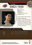 2002-03 Yao Ming Topps Stadium Club GOLD ROOKIE 0962/1000 RC #101 Houston Rockets HOF