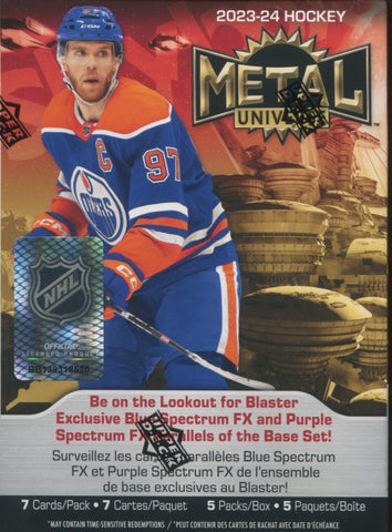 2023-24 Upper Deck Skybox Metal Universe Hockey, Blaster Box
