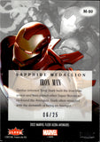 2022 Ironman Fleer Ultra Avengers SAPPHIRE MEDALLIONS 06/25 #M-20 Marvel