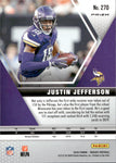 2020 Justin Jefferson Panini Mosaic ROOKIE NFL DEBUT REACTIVE ORANGE #270 Minnesota Vikings