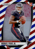 2024 Michael Penix Jr. Panini Prizm RED WHITE AND BLUE ROOKIE RC #378 Atlanta Falcons