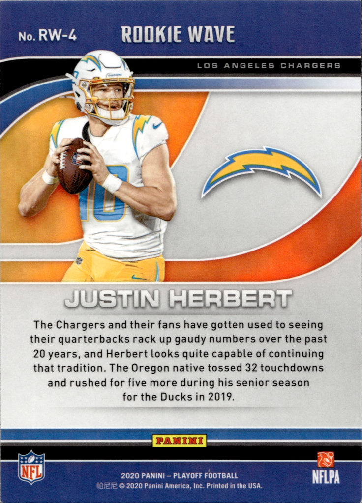 Justin Herbert Poster Los Angeles Chargers NFL Sports Print 