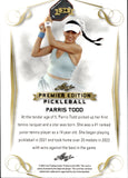 2023 Parris Todd Leaf Pickleball Premier Edition ROOKIE RC #34