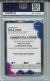 2023 Jordan Walker Bowman's Best of 2023 ROOKIE AUTO AUTOGRAPH PSA 10 #B23JWA St. Louis Cardinals