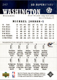 2003-04 Michael Jordan Upper Deck UD Superstars #247 Washington Wizards HOF