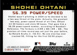 2025 Shohei Ohtani Topps Archives 1995 CYBERSTATS #95C-7 Los Angeles Dodgers