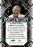 2022 Louis Gossett Jr. Leaf Pop Century TIGER STRIPE MOJO AUTO 1/4 AUTOGRAPH #BA-LGJ Blue Chips