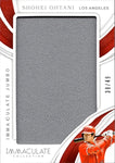 2019 Shohei Ohtani Panini Immaculate JUMBO JERSEY 38/49 RELIC #IJ-SO Anaheim Angels