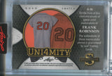 2025 Frank Robinson Leaf Spectacular UNI4MITY QUAD JERSEY 28/35 RELIC #U-19 Baltimore Orioles HOF