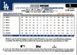 2025 Shohei Ohtani Topps Chrome #1 Los Angeles Dodgers