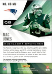 2021 Mac Jones Panini Illusions ROOKIE HIGHLIGHT JERSEY RELIC RC #HS-MJ New England Patriots