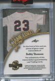 2025 Bobby Thompson Leaf Spectacular HOLO SILVER FOIL WHEN IT WAS A GAME USED DUAL JERSEY 03/20 RELIC #WU-4 New York Giants
