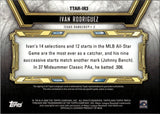 2020 Ivan Rodriguez Topps Triple Threads JERSEY BAT AUTO 15/18 AUTOGRAPH RELIC #TTAR-IR3 Texas Rangers HOF