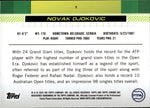 2024 Novak Djokovic Topps Chrome BLUE REFRACTOR 115/250 #1 PTPA