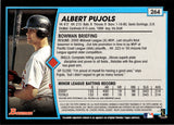 2001 Albert Pujols Bowman GOLD ROOKIE RC #264 St. Louis Cardinals