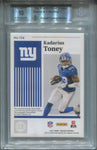 2021 Kadarius Toney Panini Encased RED ROOKIE CAP NEW ERA PATCH AUTO 06/15 AUTOGRAPH RELIC #134 New York Giants 6543