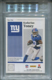 2021 Kadarius Toney Panini Encased RED ROOKIE CAP NEW ERA PATCH AUTO 06/15 AUTOGRAPH RELIC #134 New York Giants 6543