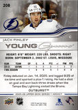 2025-26 Jack Finley Upper Deck Series 1 ROOKIE YOUNG GUNS OUTBURST RC #208 Tampa Bay Lightning