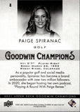 2021 Paige Spiranac Upper Deck Goodwin Champions PLATINUM BLACK GOLD 224/249 #8 Golfer