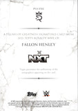 2025 Fallon Henley Topps Royalty WWE PILLARS OF GREATNESS SIGNATURES AUTO 74/99 AUTOGRAPH #PGS-FHE NXT
