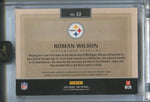 2024 Roman Wilson Panini One ROOKIE JUMBO PATCH AUTO 025/199 AUTOGRAPH RELIC #22 Pittsburgh Steelers