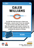 2024 Caleb Williams Panini Optic PINK ROOKE Chicago Bears #201