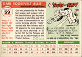 1955 Gair Allie Topps #59 Pittsburgh Pirates BV $30