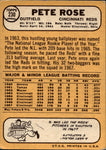 1968 Pete Rose Topps #230 Cincinnati Reds