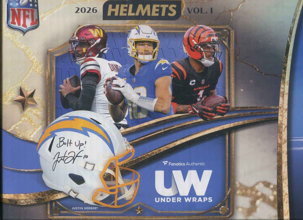 NFL 2026 Under Wraps Replica Helmets Volume 1