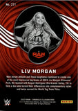 2023 Liv Morgan Panini Chronicles ILLUSIONS WWE BLUE 50/99 #271 Monday Night Raw