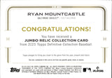 2023 Ryan Mountcastle Topps Definitive Collection GREEN JUMBO PATCH 03/15 RELIC #DJR-MOU Baltimore Orioles