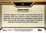 2025 Dash Parr Topps Disney Pixar Gold #33 The Incredibles