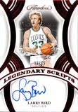 2024-25 Larry Bird Panini Flawless RED FOIL LEGENDARY SCRIPTS AUTO 12/15 AUTOGRAPH #LSC-LBI Boston Celtics HOF