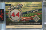 2025 Hank Aaron Leaf Seasons in the Sun A LEGENDARY SEASON QUAD JERSEY 13/20 RELIC #ALS-9 Atlanta Braves HOF