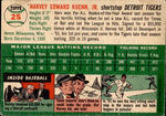 1954 Harvey Kuenn Topps ROOKIE RC #25 Detroit Tigers BV $40