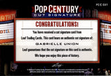 2022 Gabrielle Union Leaf Pop Century CUT AUTO AUTOGRAPH #PCC-GU1 Bad Boys