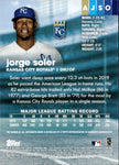2020 Jorge Soler Topps Stadium Club AUTO AUTOGRAPH #AJSO Kansas City Royals
