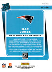 2021 Mac Jones Donruss Optic HOLO SILVER VARIATION RATED ROOKIE RC #206 New England Patriots