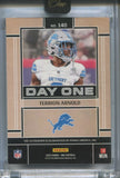 2024 Terrion Arnold Panini One DAY ONE AUTO 39/99 AUTOGRAPH #140 Detroit Lions