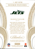 2025 Mason Taylor Panini Flawless ROOKIE RUBY RED JUMBO PATCH 01/15 RELIC RC #RP-MTR New York Jets