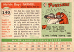 1955 Mel Parnell Topps #140 Boston Red Sox BV $20