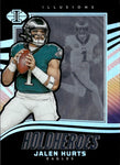 2023 Jalen HUrts Panini Illusions HOLOHEROES #5 Philadelphia Eagles