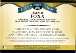 2009 Jimmie Foxx Topps Updates & Highlights LEGENDS OF THE GAME 02/50 REPLICA TEAM LETTER PATCH #LGTLP-JF Boston Red Sox HOF