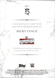 2025 Becky Lynch Topps Royalty WWE PURPLE FOIL REGALIA RELICS DUAL SHIRT 43/50 RELIC #RR-9 Monday Night Raw