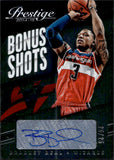 2014-15 Bradley Beal Panini Prestige BONUS SHOTS AUTO 25/25 AUTOGRAPH #92 Washington Wizards