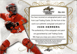 2020 Ivan Herrera Leaf Trinity ROOKIE PATCH AUTO 06/75 AUTOGRAPH RELIC RC #PA-IH1 St. Louis Cardinals