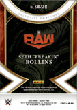 2023 Seth "Freakin" Rollins Panini Select WWE HOLO SILVER SELECTIVE SWATCHES SHIRT RELIC #SW-SFR Monday Night Raw