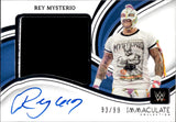 2023 Rey Mysterio Panini Immaculate JUMBO SHIRT AUTO 93/99 AUTOGRAPH RELIC #PM-RMY Friday Night Smackdown