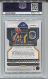 2021-22 Jonathan Kuminga Panini Prizm GREEN PRIZM ROOKIE RC PSA 8 #307 Golden State Warriors 7756